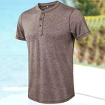 Men's Vintage Button T-Shirt