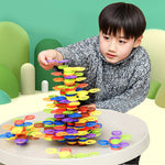 Children's jenga building block toy