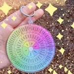 Feeling Round Double-Sided Key Chain