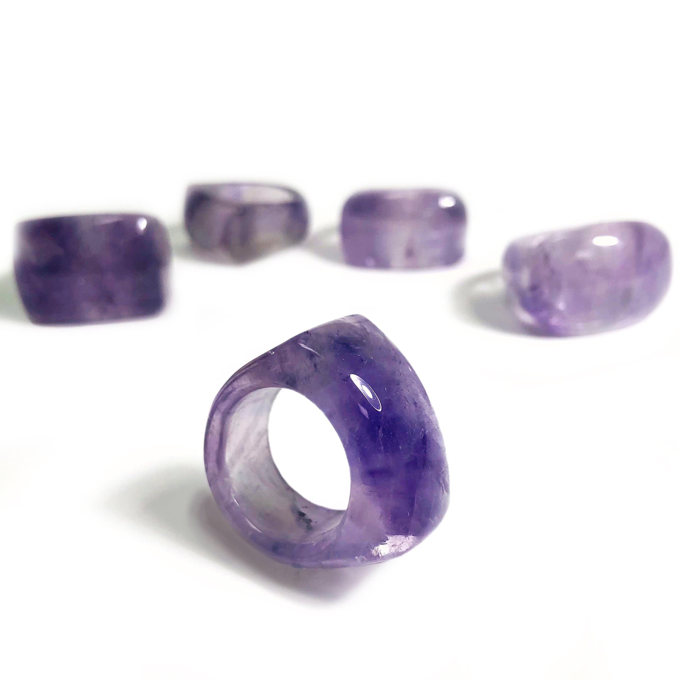 Gemstone Polished Rings (RK120)