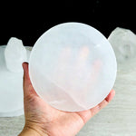 Selenite Charging Plate - Flat Round Stone - BY SIZE (RK5)