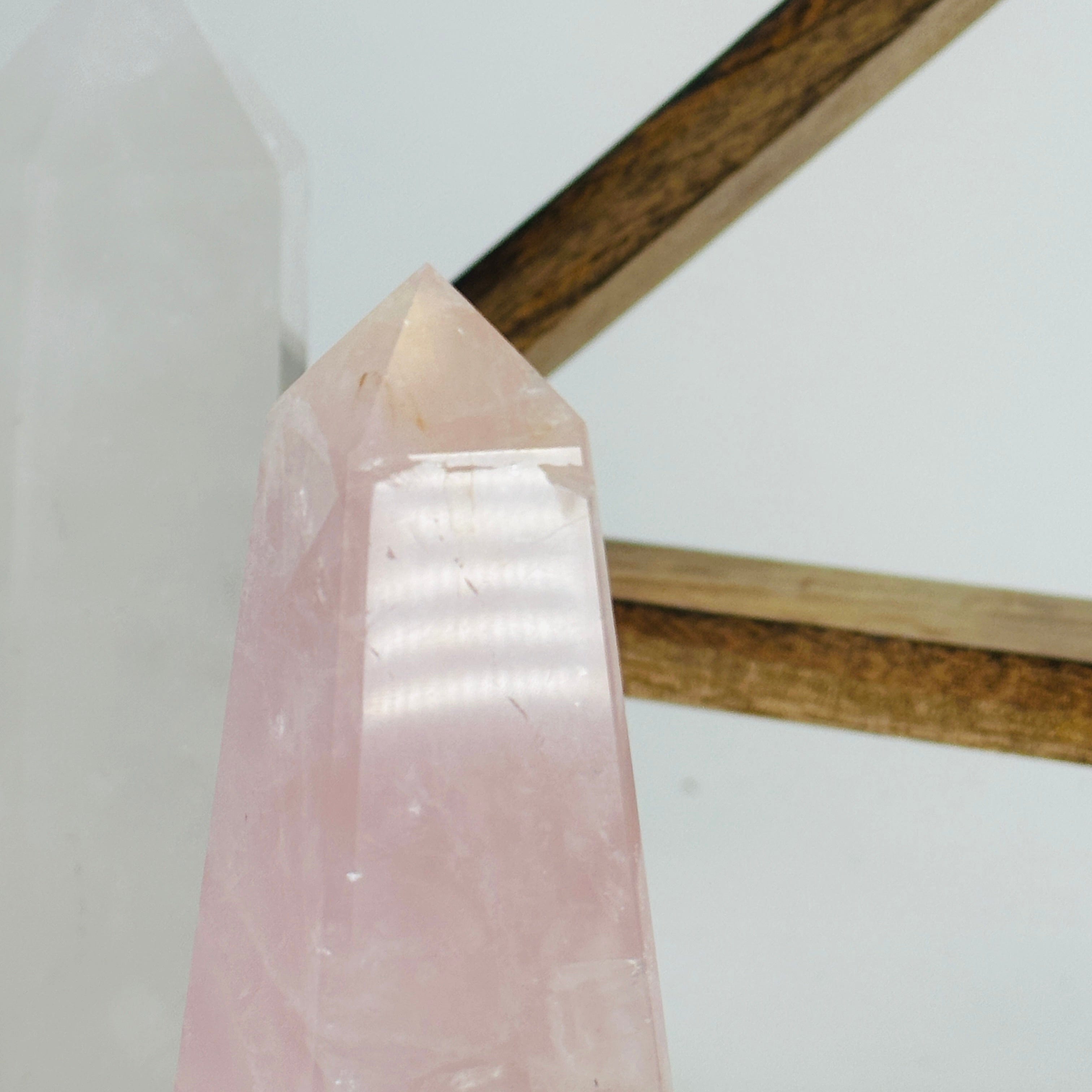 Large Rose Quartz Polished Crystal Tower Obelisk AS IS YOU CHOOSE