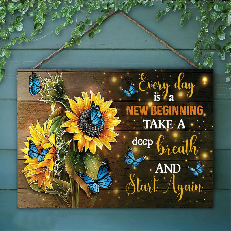 🌻Butterfly Sunflowers Wall Art🦋