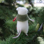 Cute Felt Mouse Ornament