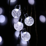 Solar Powered LED Outdoor String Lights