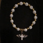 Angel Wing Cross Bracelet