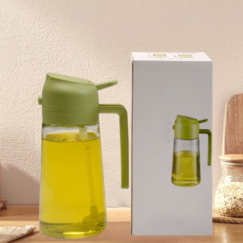 2-in-1 Glass Oil Sprayer and Dispenser