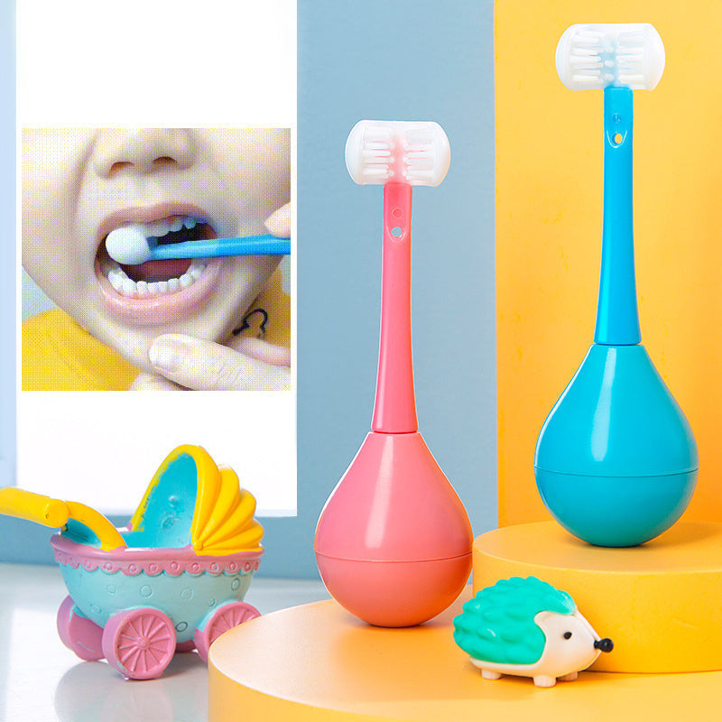 Three-sided Children's Toothbrush