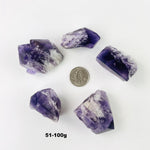 Elestial Amethyst Point/Cluster - Natural formation - By Weight (RK25B41)