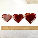 Carnelian Crystal Hearts - You Choose