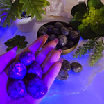 Yooperlite Crystals Tumbled Stones - Medium Size - 1/2 lb or 1 lb - UV Reactive!