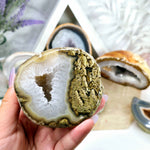 Agate Geode Half - Large Natural Crystal Geode - You Choose #1