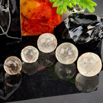 Crystal Quartz Round Faceted Sphere - You Choose