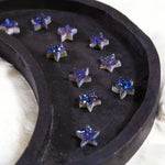 Druzy Star Titanium Blue Star (RK36B4-08)