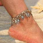 Handmade-Vintage Elephant Anklet Bracelet