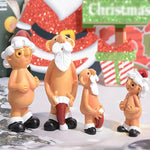 Santa Supporter Christmas Resin Decoration