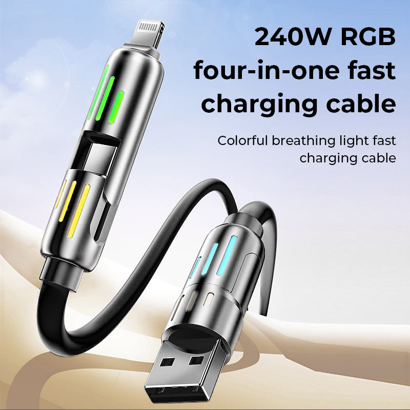 240W 4-in-1 USB C Cable