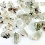 Polished Crystal Quartz Points with Chloride - 1/2 lb bag