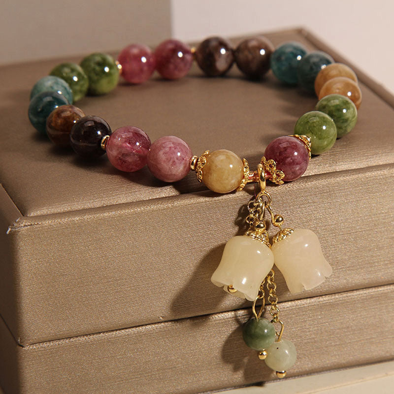 Natural Colored Tourmaline Bracelet