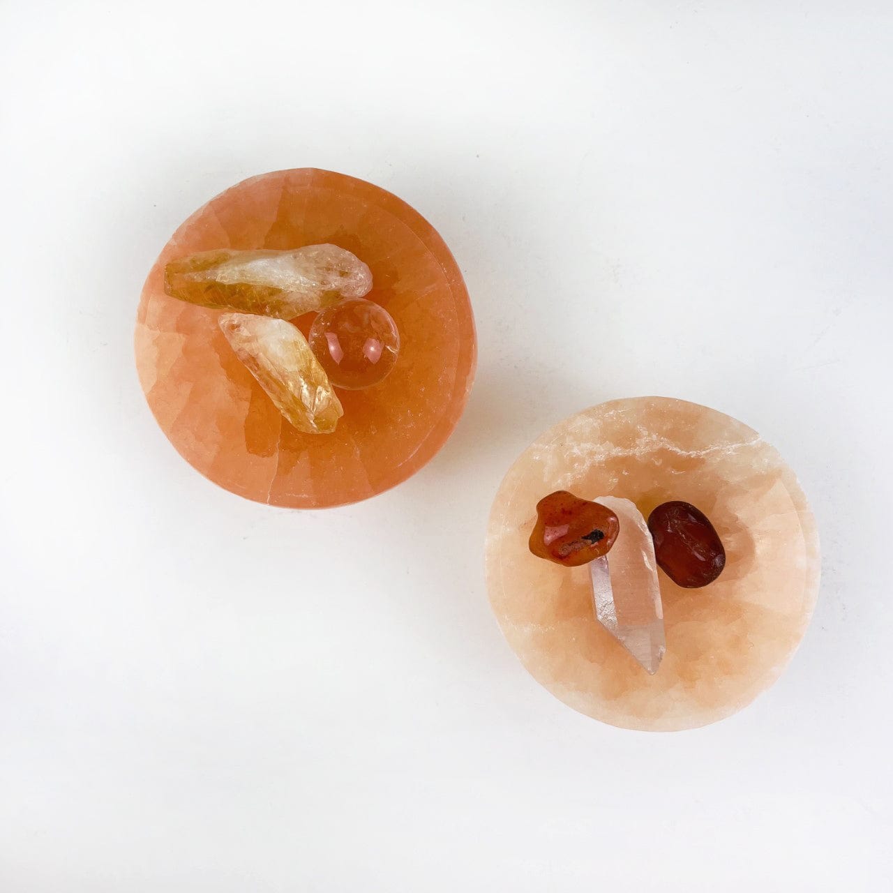 Orange Selenite Bowl - Halloween 6CM