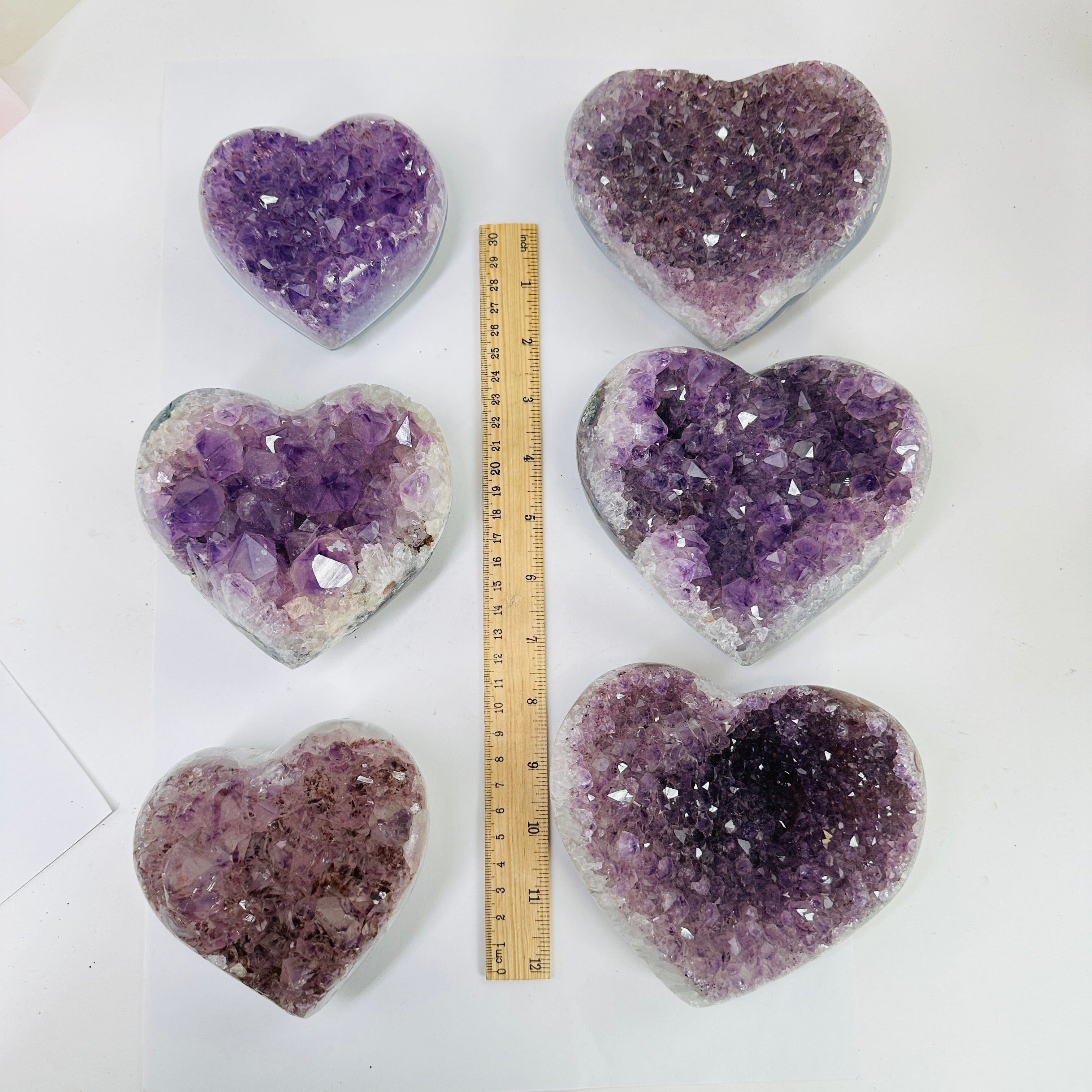 Amethyst Crystal Heart YOU CHOOSE Mother's Day Gift