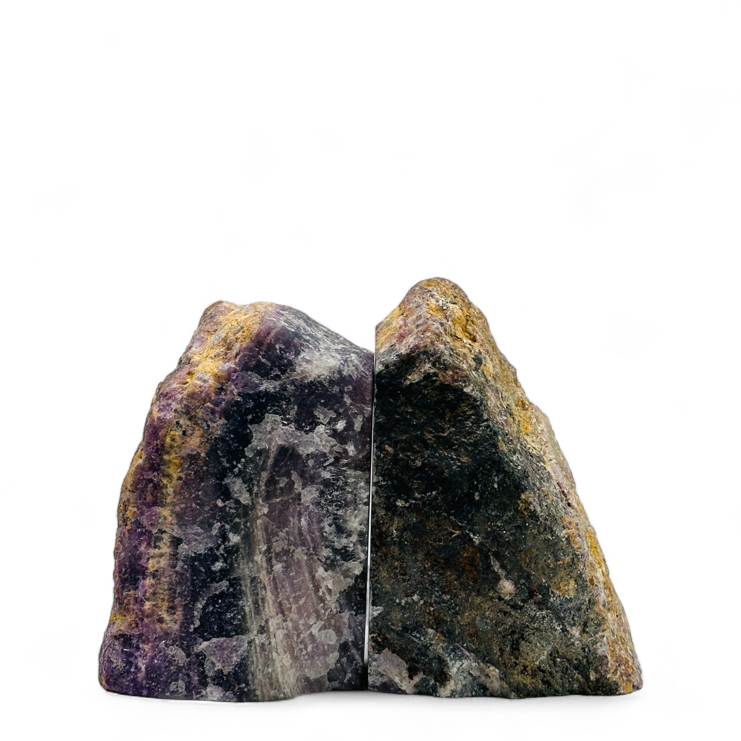 Fluorite Crystal Bookend - One Of A Kind