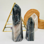 Hematite in Quartz Polished Towers - By Weight -