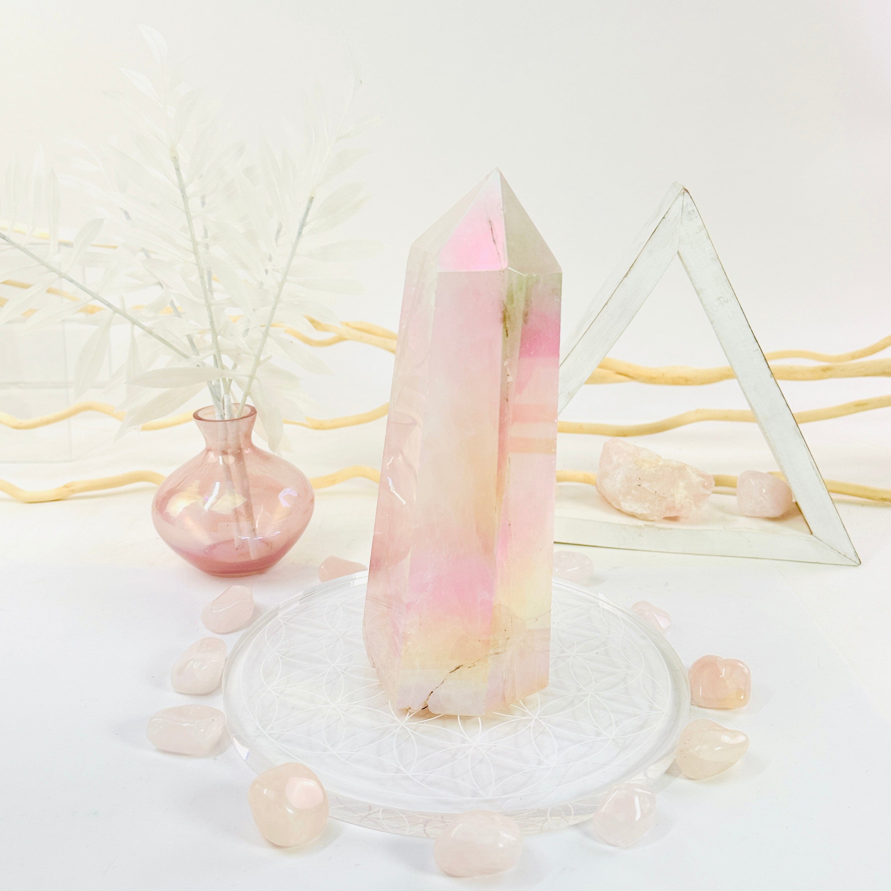 Angel Aura Rose Quartz Crystal Generator