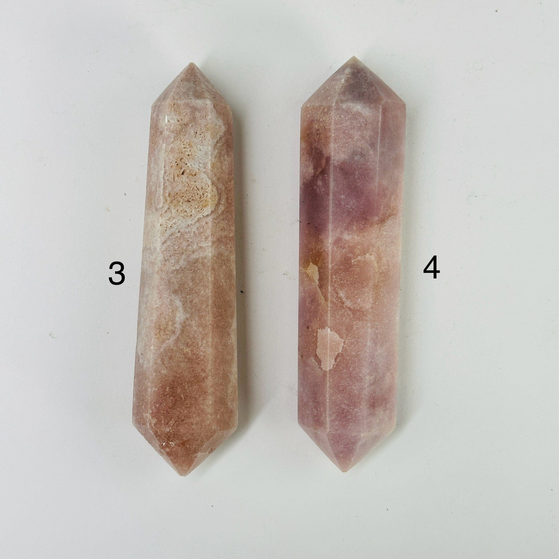 Pink Amethyst Crystal Polished Terminated Point YOU CHOOSE