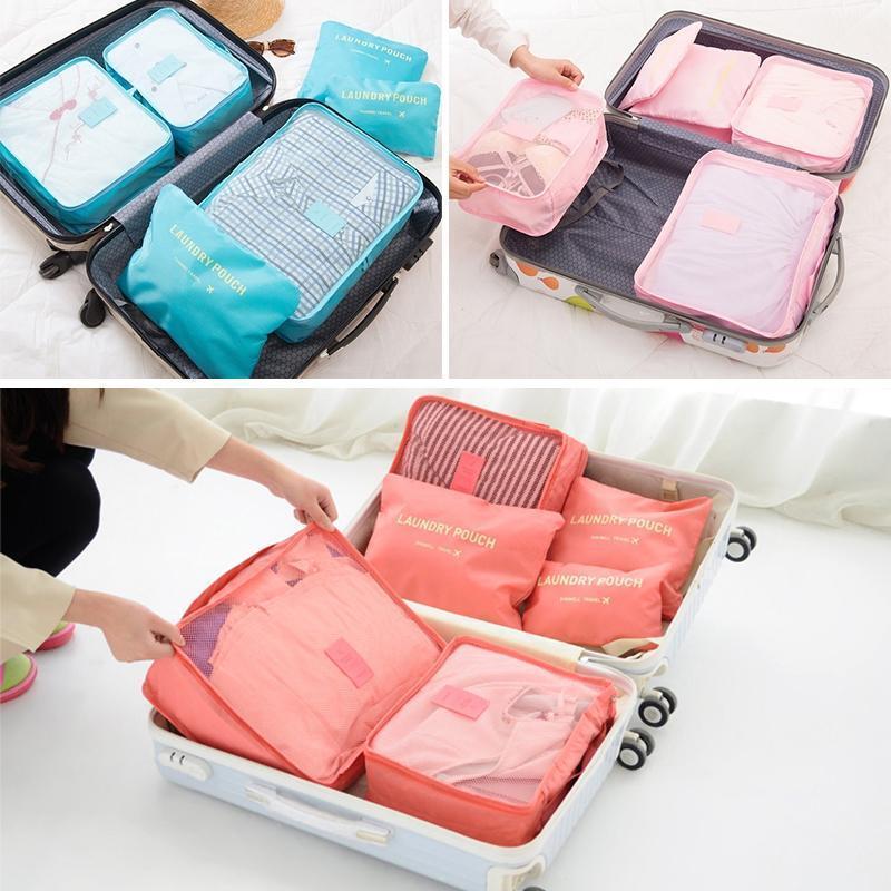 Luggage Packing Organizer Set (6 Pcs)