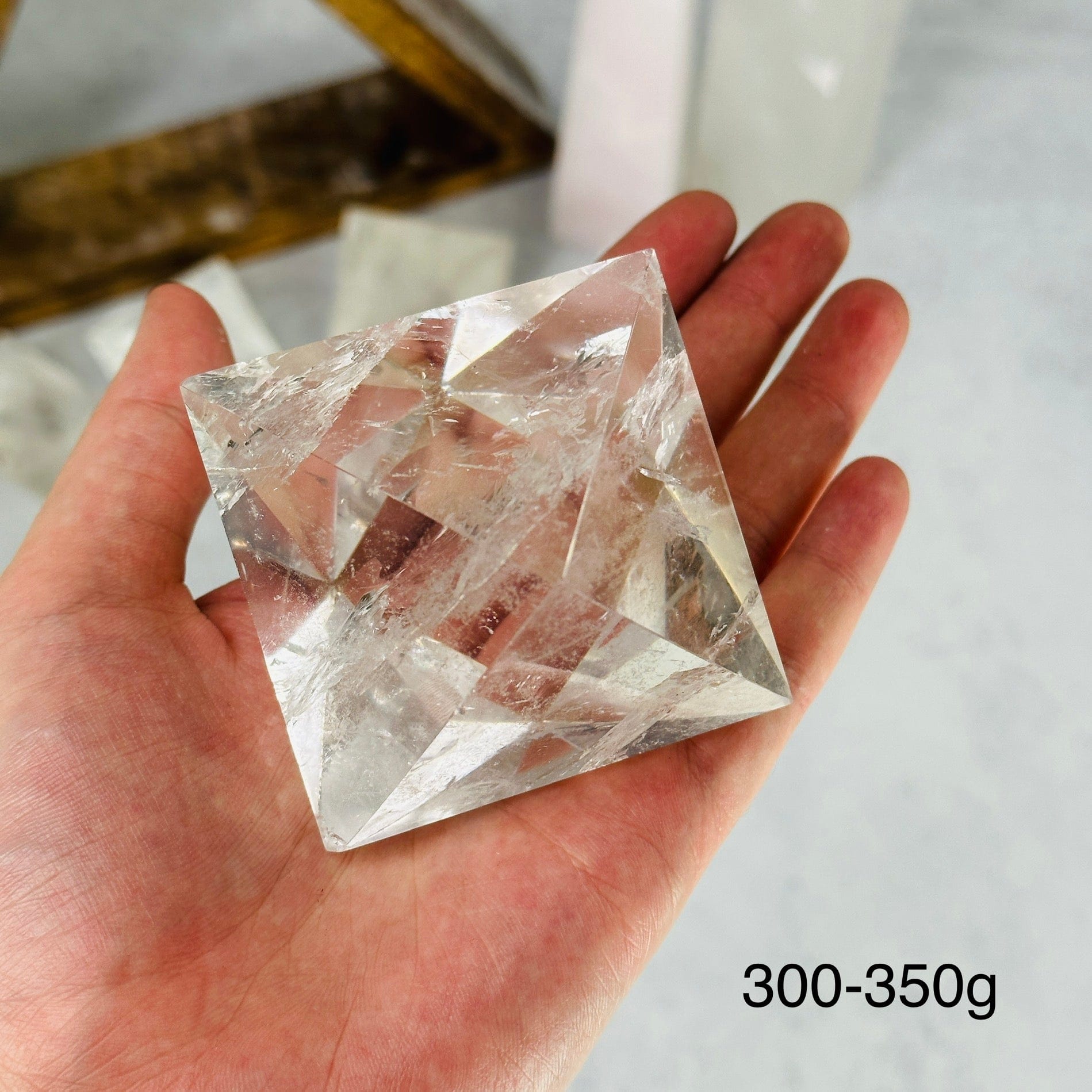 Crystal Quartz Geometric Shapes BY WEIGHT