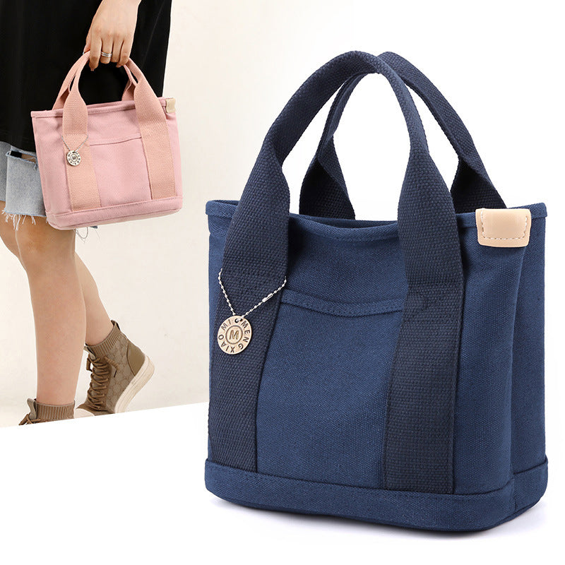 Large capacity multi-pocket handbag