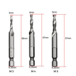 Multifunctional One-Piece Tap Drill Bits 6PCS (M3 - M10)