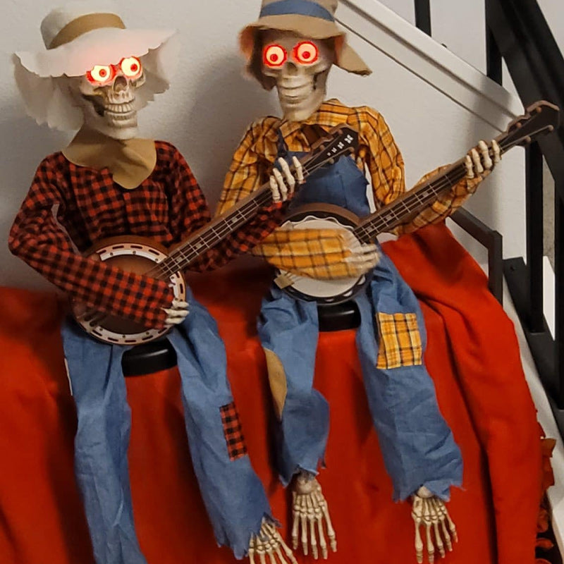 Funny Animated Dueling Banjo Skeletons