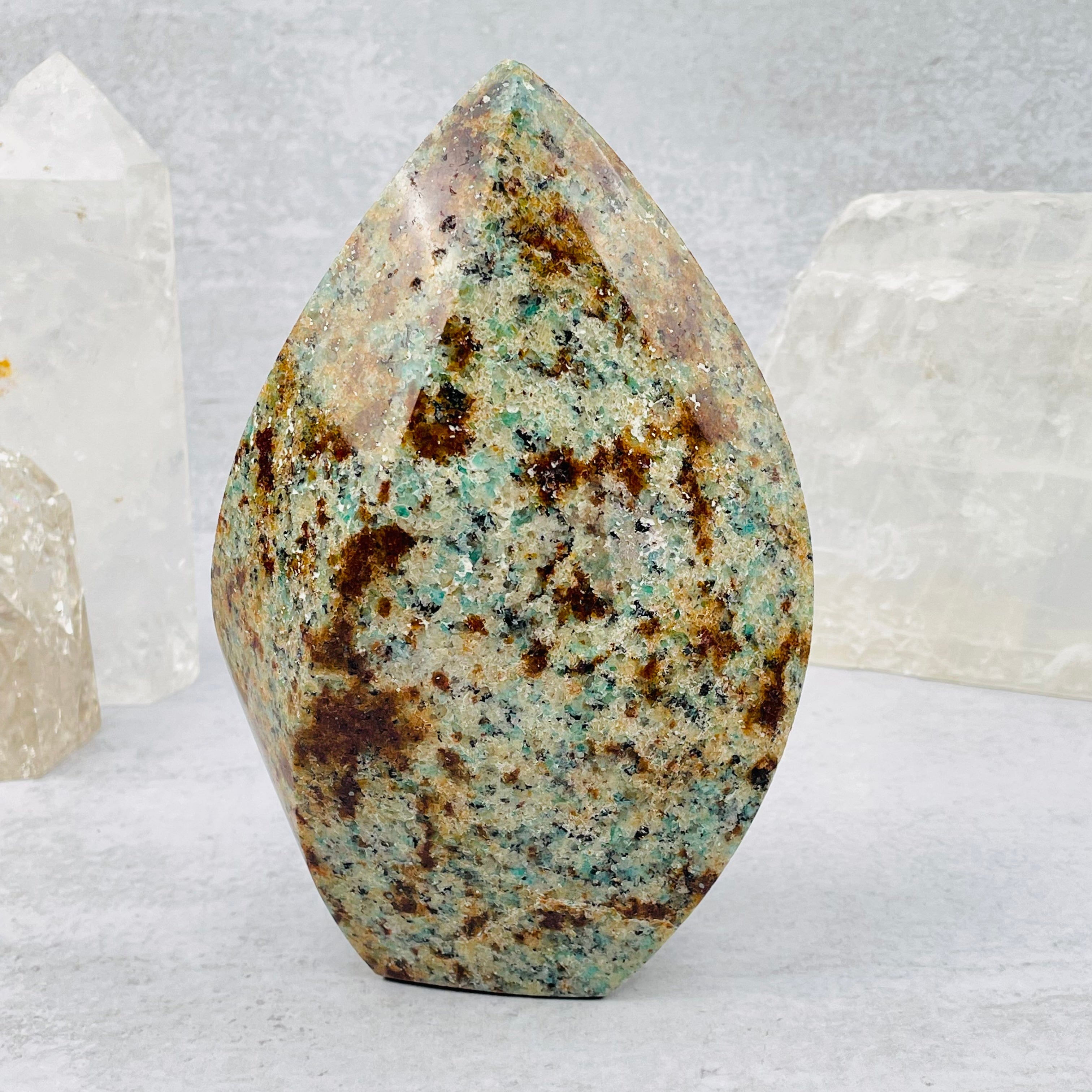 Polished Amazonite Flame