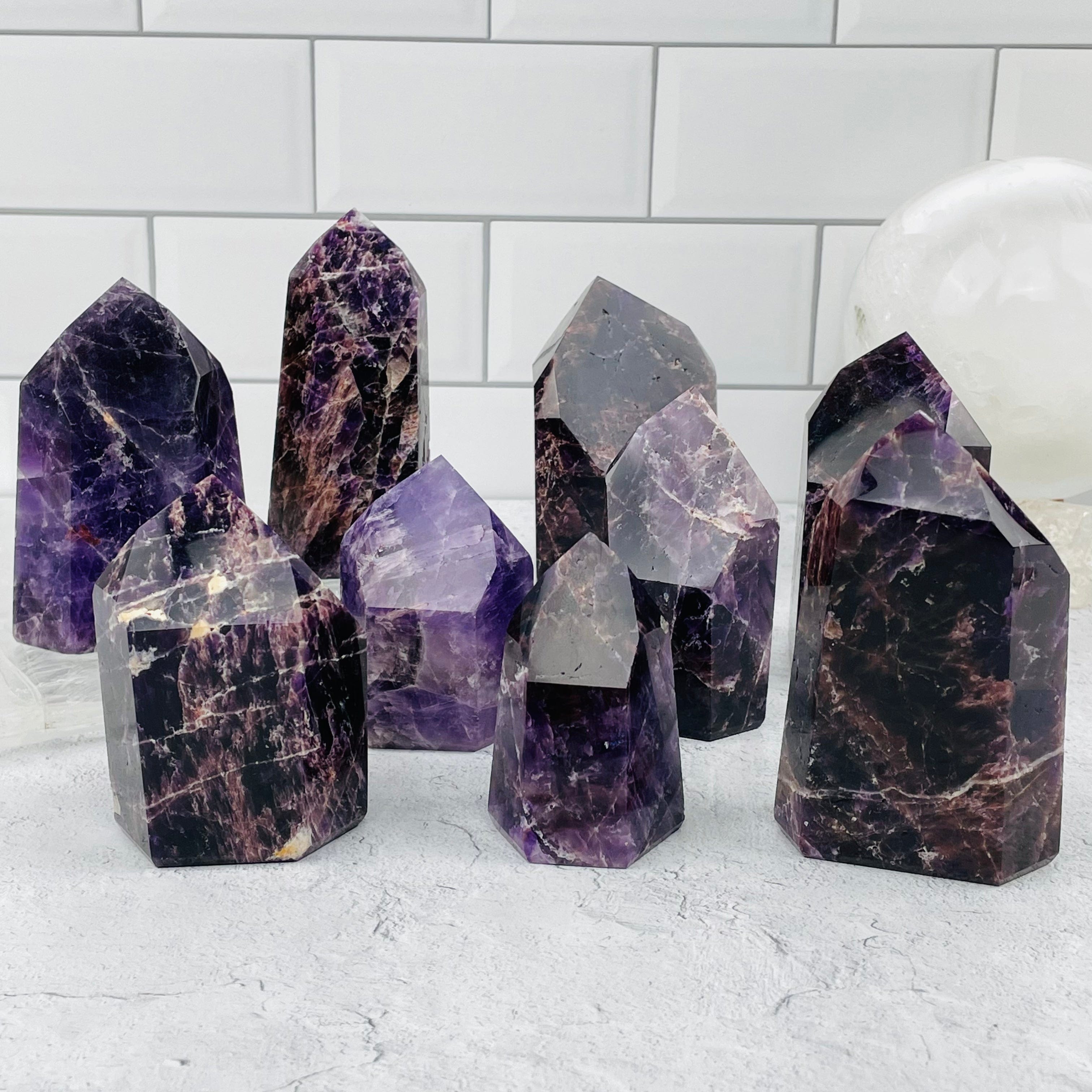 Purple Amethyst Points - By Weight