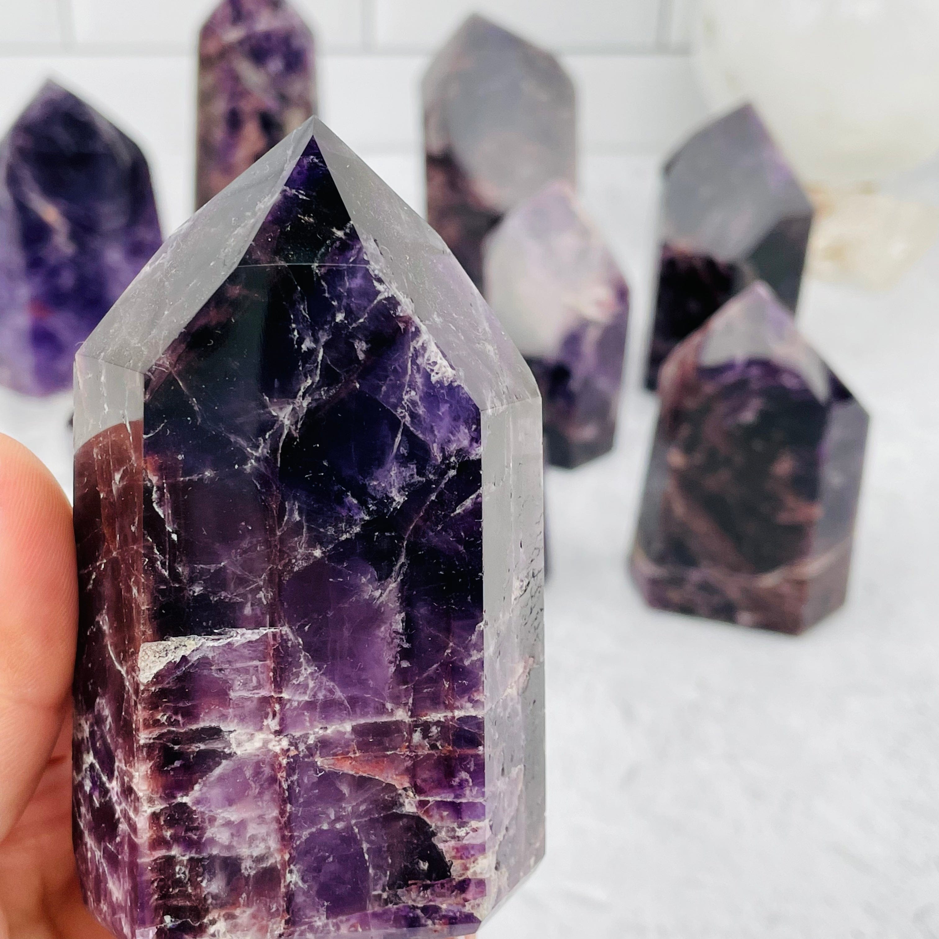 Purple Amethyst Points - By Weight