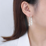 Fashion Cross Curved Earrings