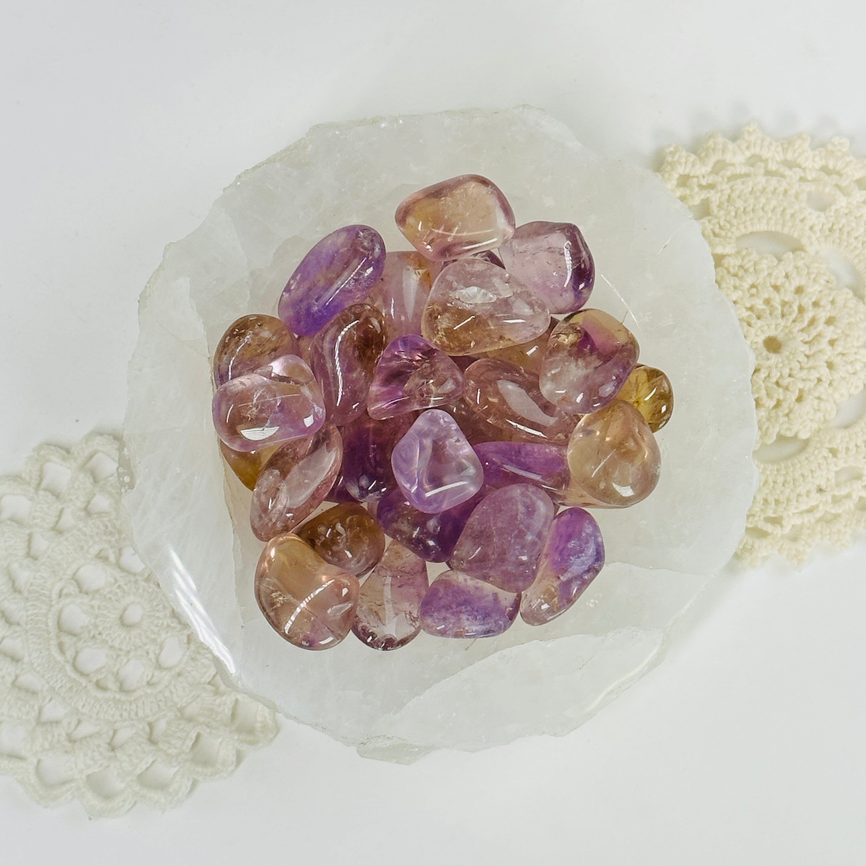 Ametrine Small Tumbled Stone