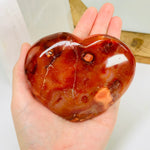 Carnelian Crystal Heart One-of-a-Kind