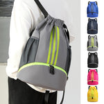 Large Nylon Drawstring Pocket Backpack