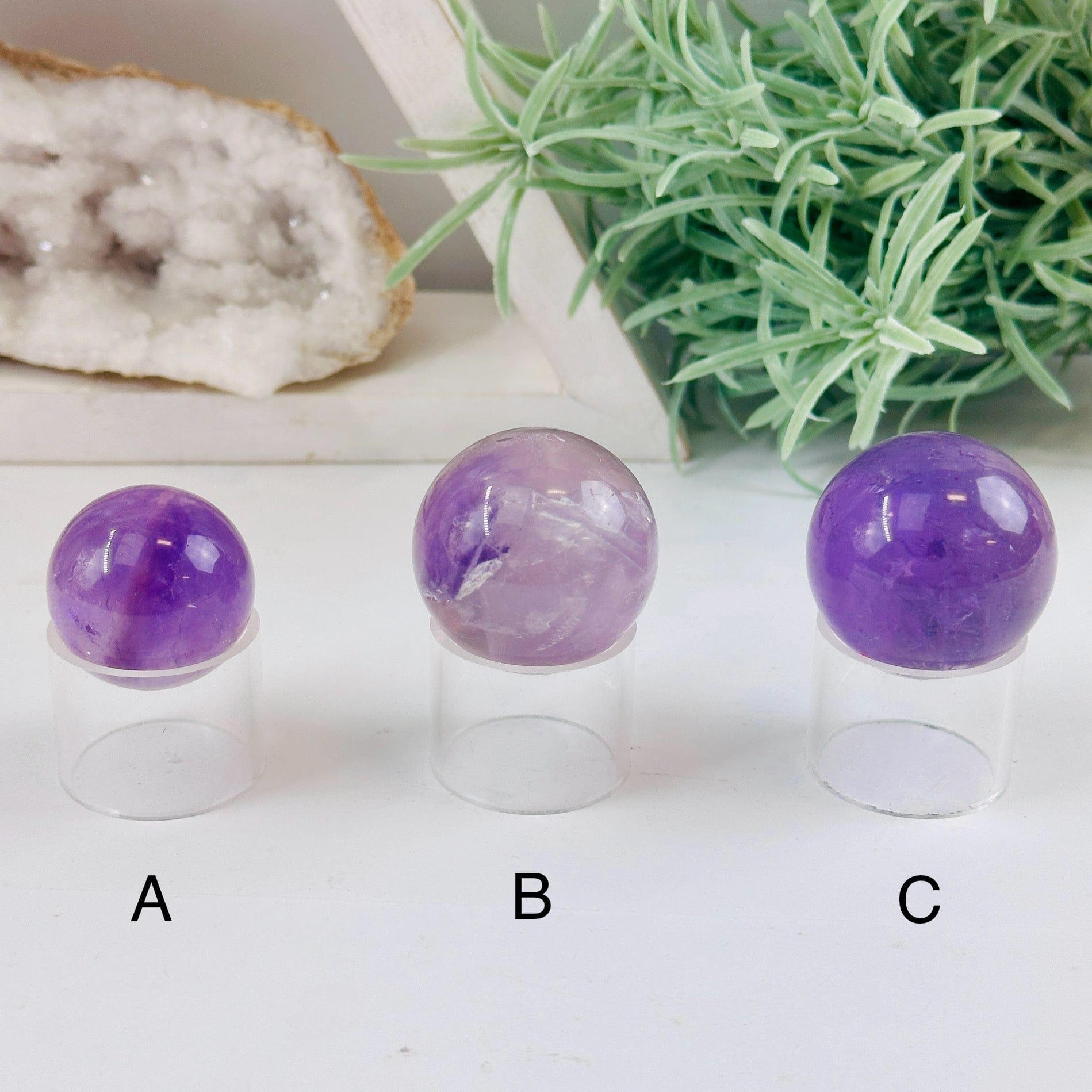 Amethyst Polished Sphere - Crystal Ball - YOU CHOOSE