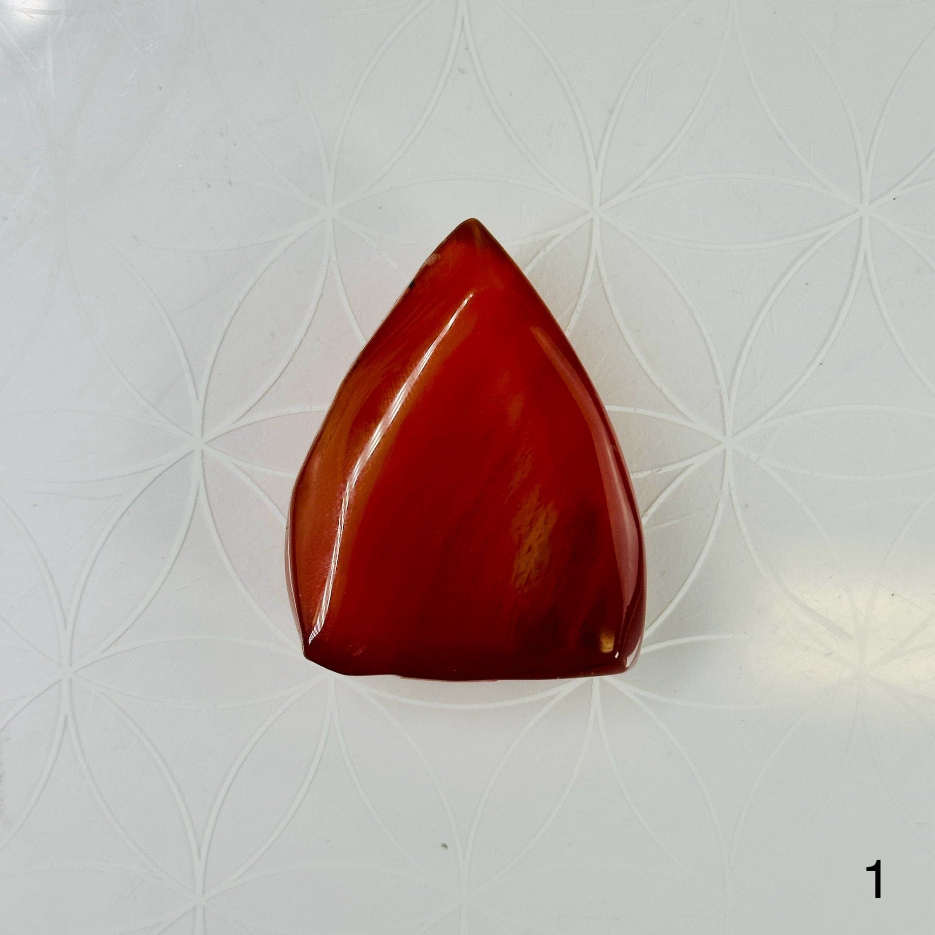 Carnelian Polished Freeform Cut Base - You Choose