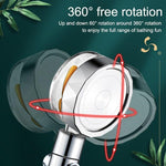 Water Saving Flow 360° Rotating High-pressure Shower