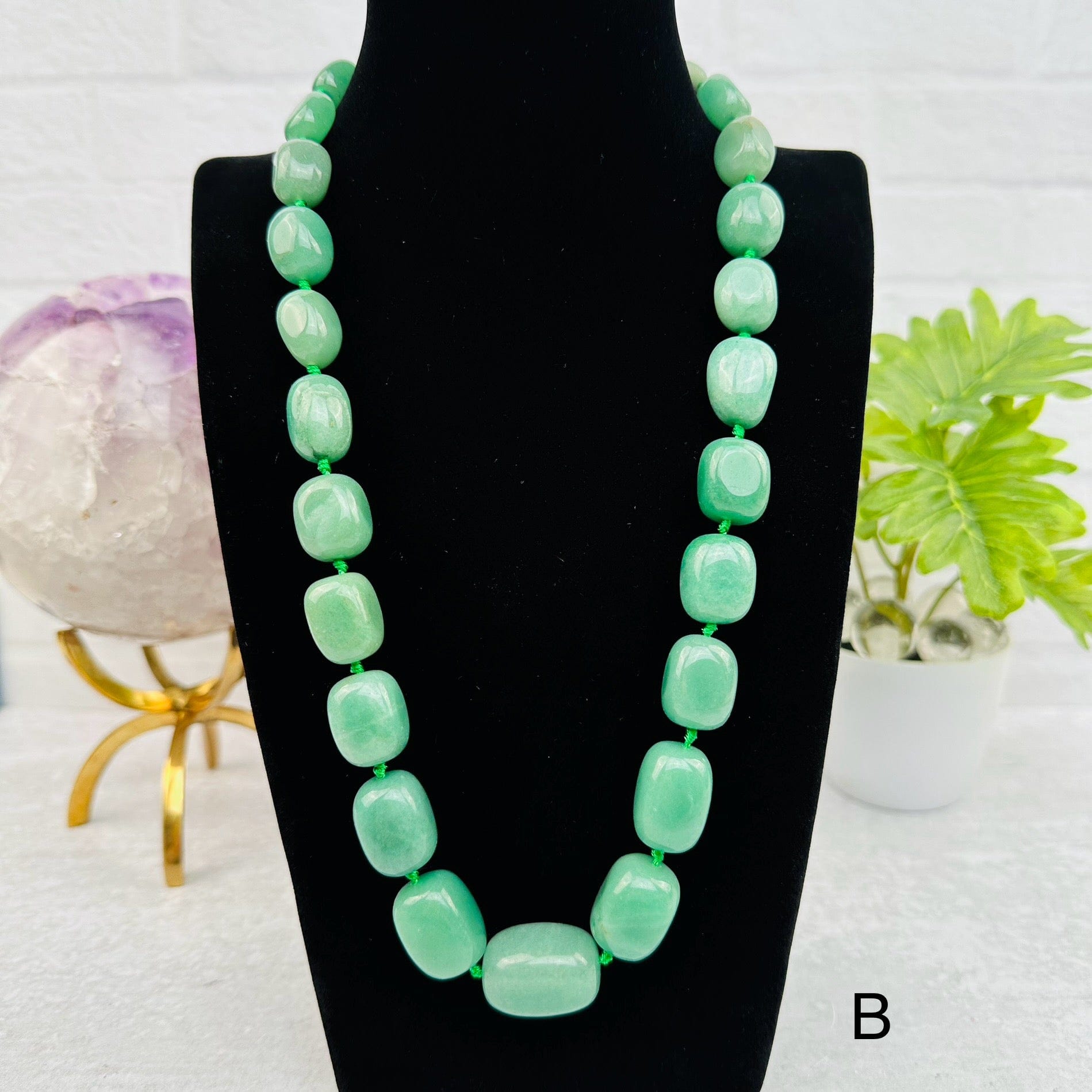 Tumbled Stone Crystal Necklace - You Choose -