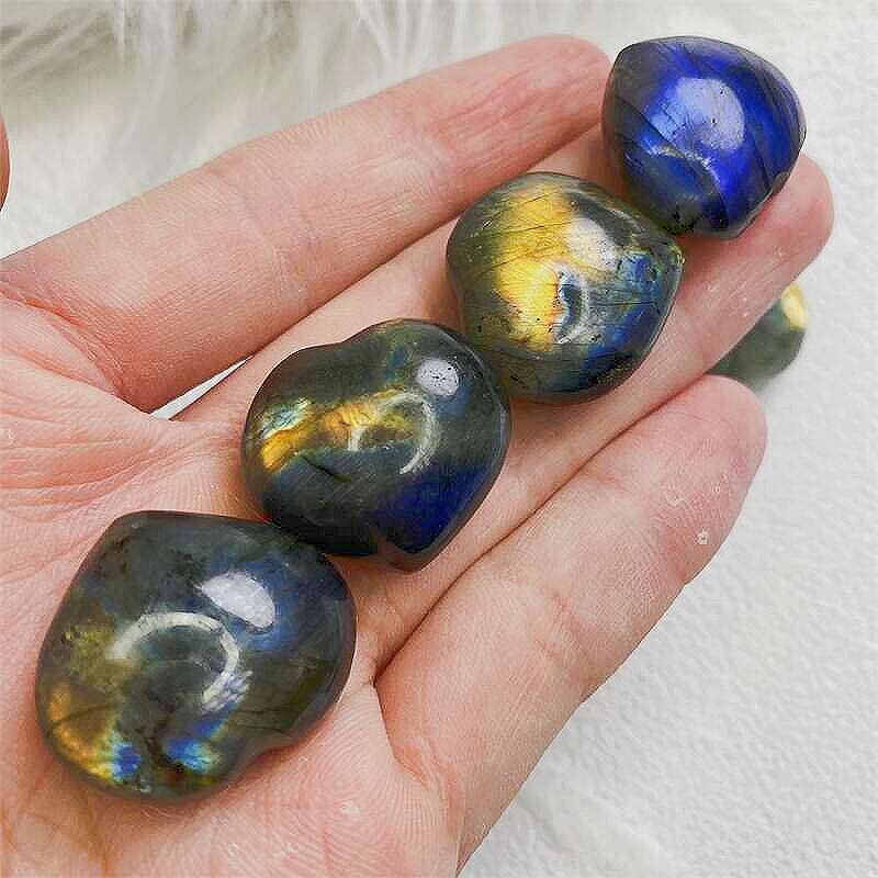 Labradorite Hearts