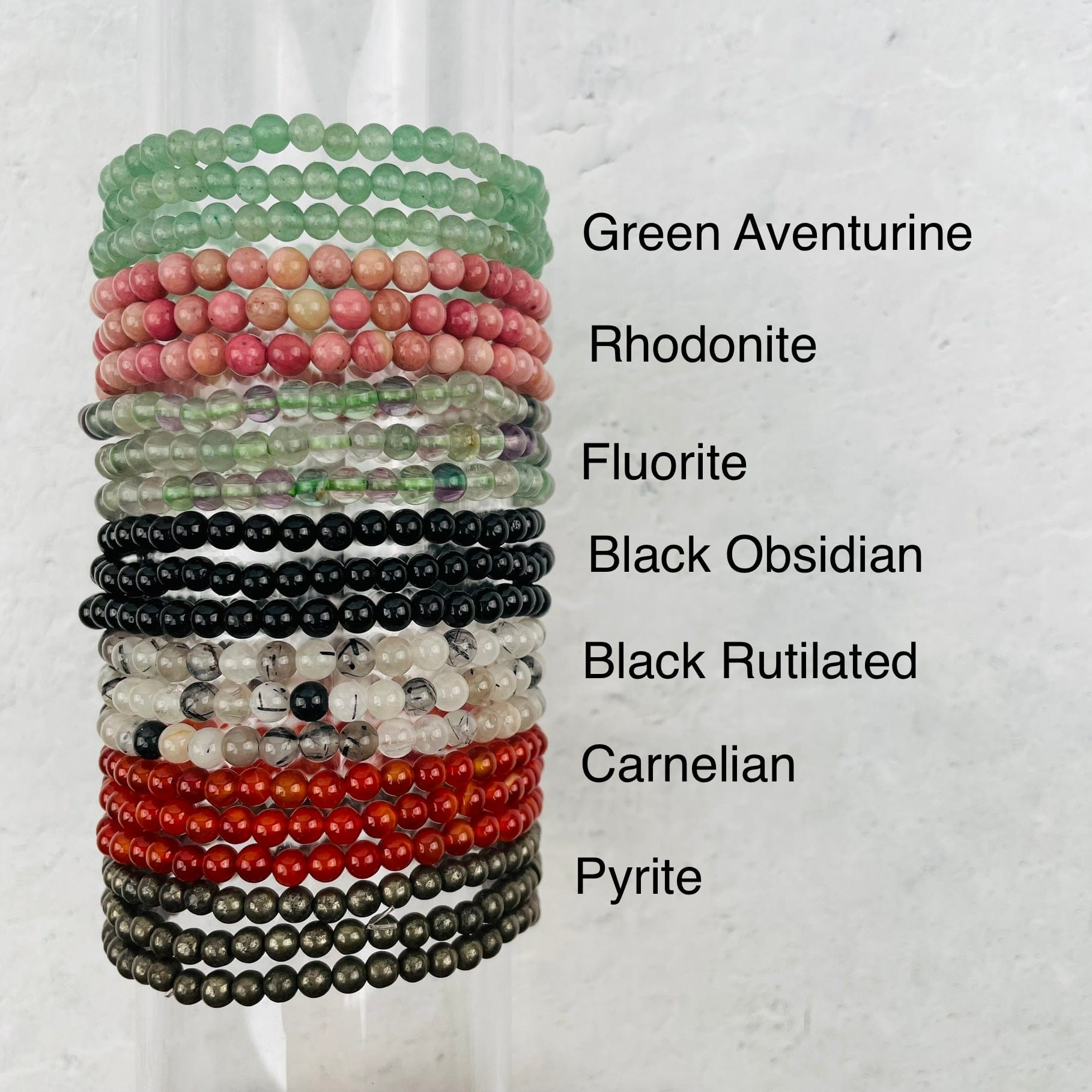 4mm Gemstone Bracelets - You Select the Gemstone