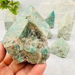 Amazonite Semi Polished Point - By Weight