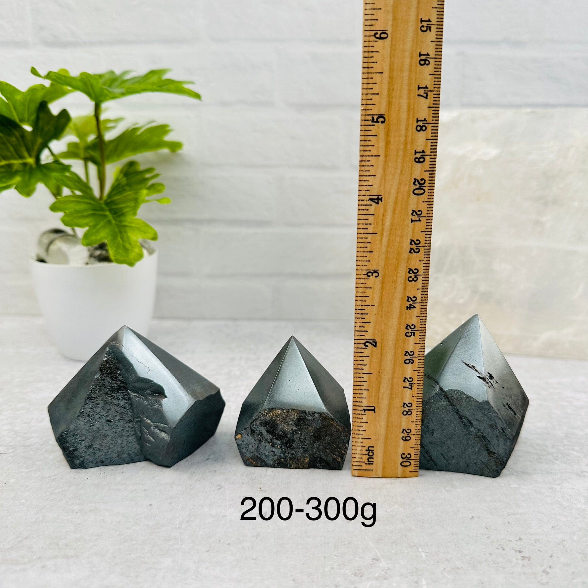 Hematite Semi-Polished Crystal Points - By Weight