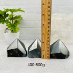 Hematite Semi-Polished Crystal Points - By Weight